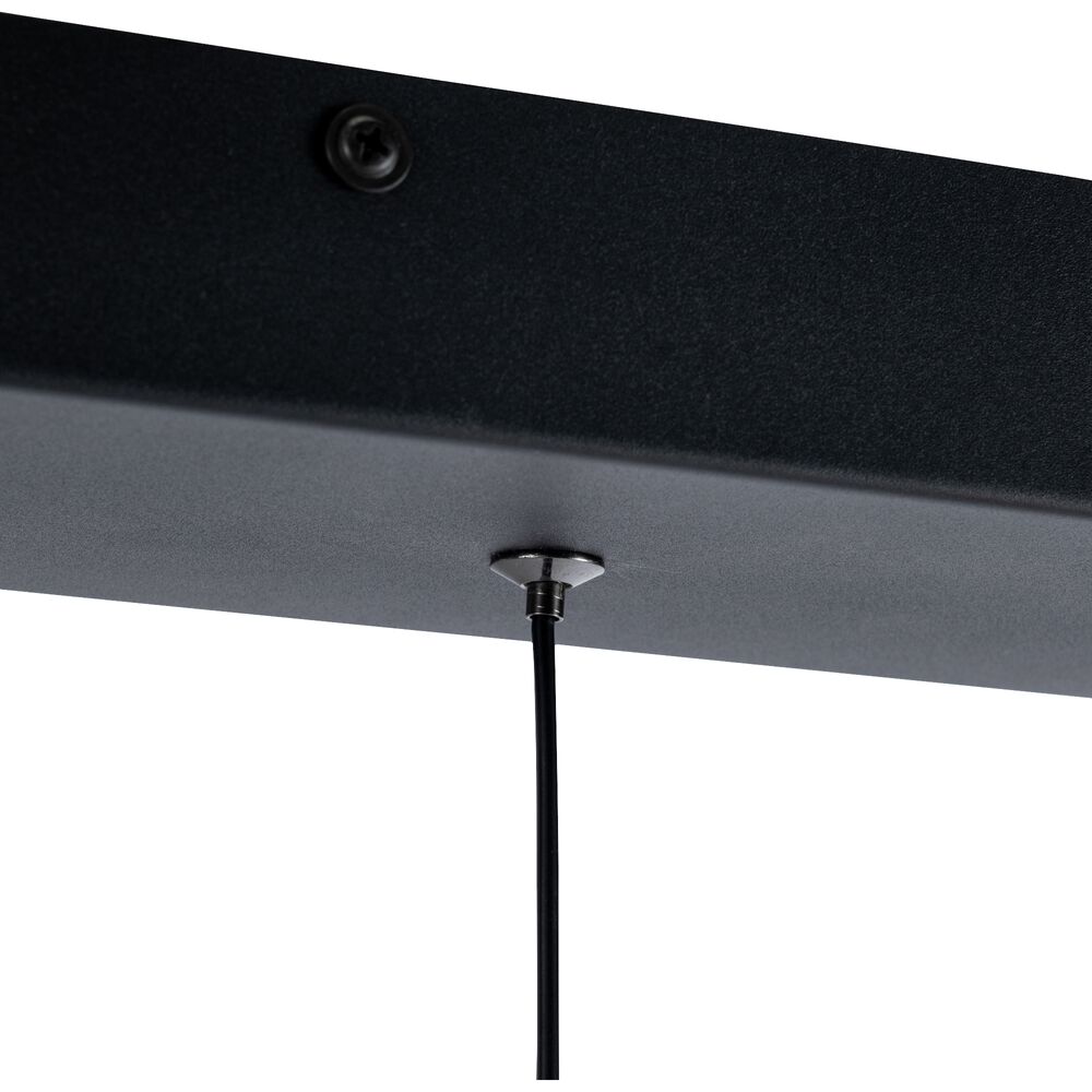 Suspension électrifiée Métal Noir LORENZ LUCIDE - L120 x larg10 x H60 cm - 4