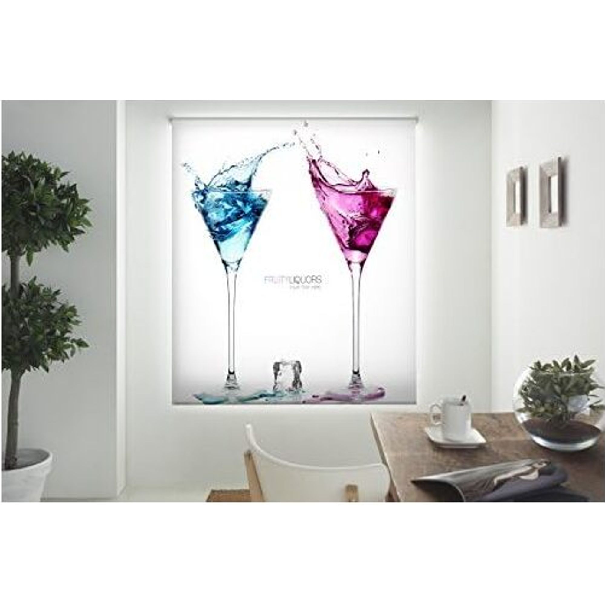 ECOMMERC3 | Tenda a rullo traslucida misura 110x180 - Tenda a rullo in tessuto misura 107x175 - 2