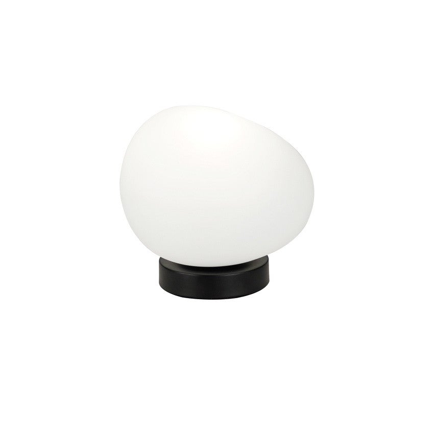 Lampa stołowa klosz biały nieregularny 20 cm STONES CA41-35219 Candellux