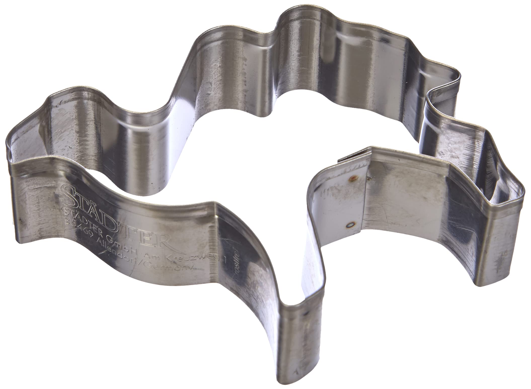 Patisse Stampino Per Biscotti In Acciaio Inox - Forma Tradizionale Alsaziana - Argento - 3