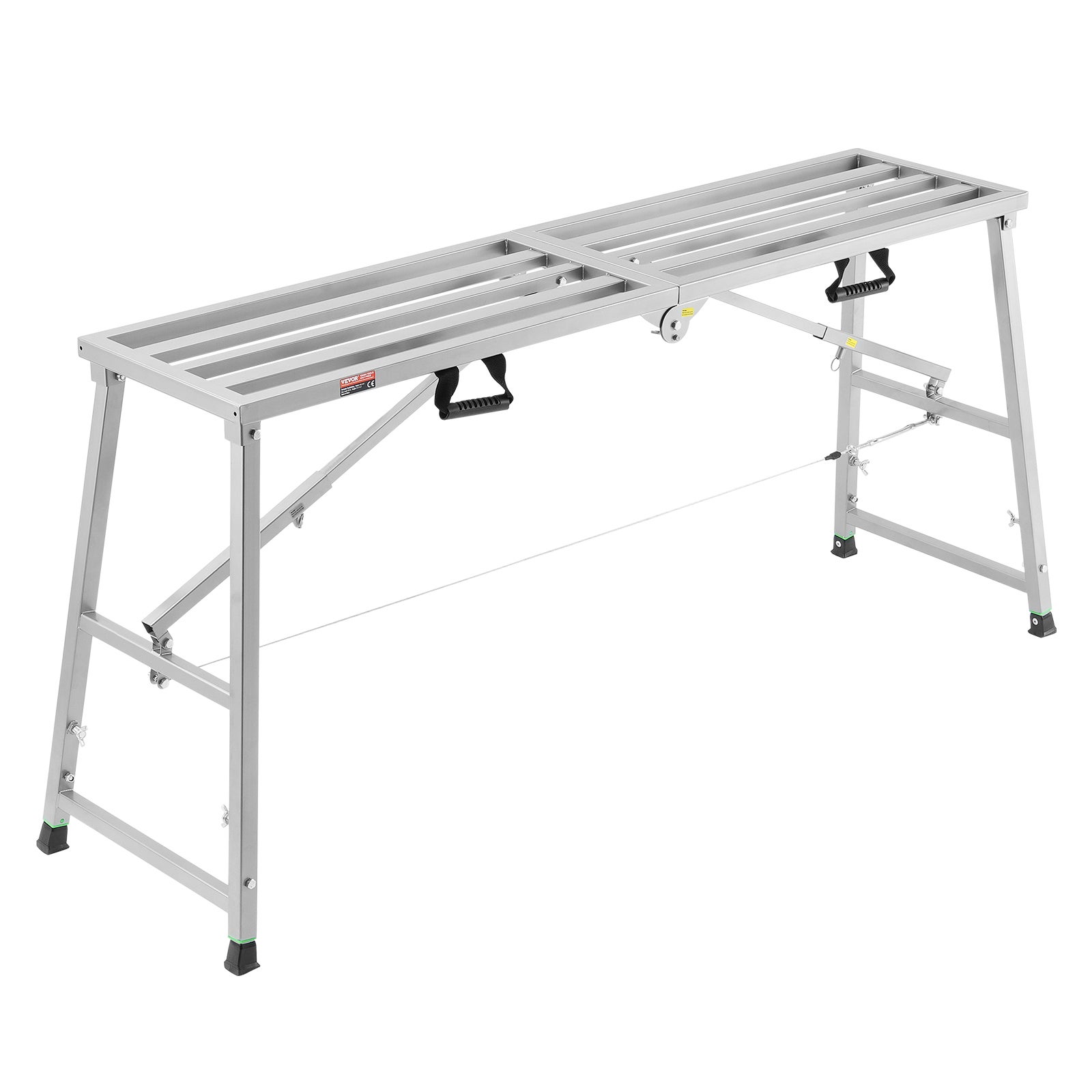 Platforma robocza platforma robocza ławka schodkowa drabina schodkowa do 400kg 800-1295mm VEVOR