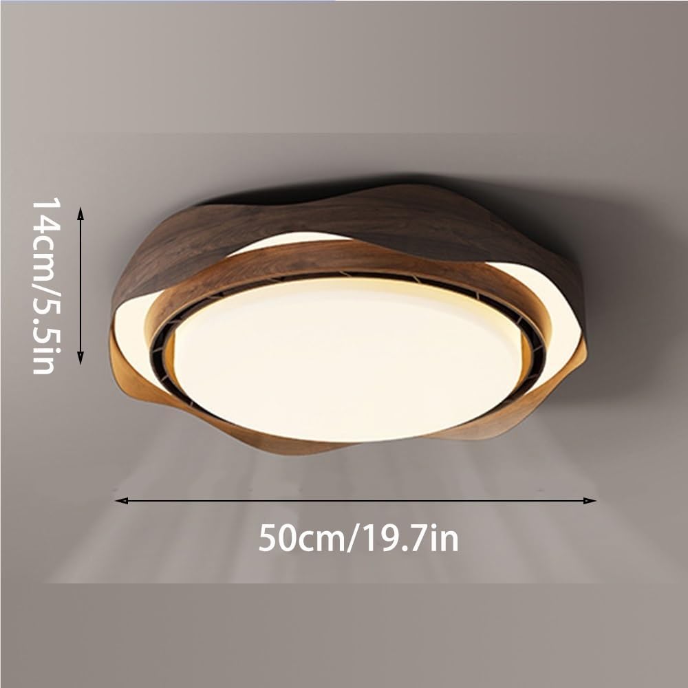 Ventilateur de plafond moderne sans pales avec éclairage — Ventilateur de plafond LED encastré intelligent pour chambres à coucher - 2