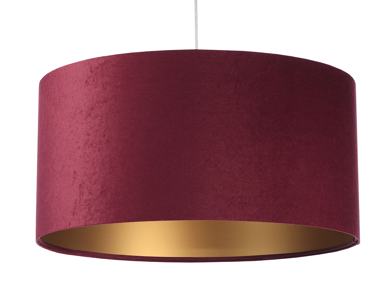 Lampa wisząca HOME 60 bordowa/złota