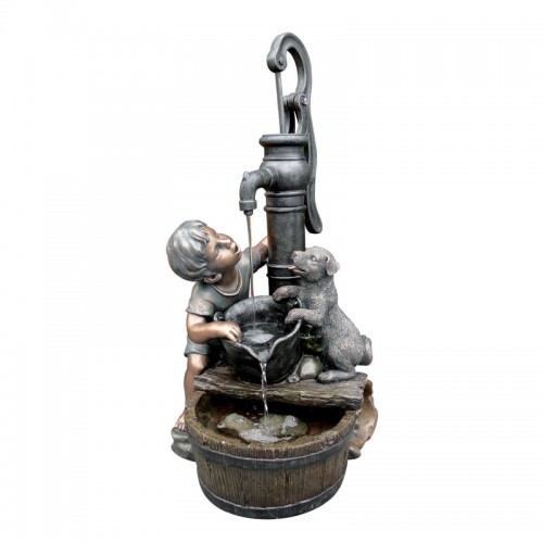 Fontaine de terrasse Regina avec pompe Leroy Merlin