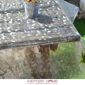 Tovaglia PVC Trasparente 100x150 Cm - Copritavolo Lavabile, Impermeabile E Anti Macchia Per Interni Ed Esterni - Foto 11