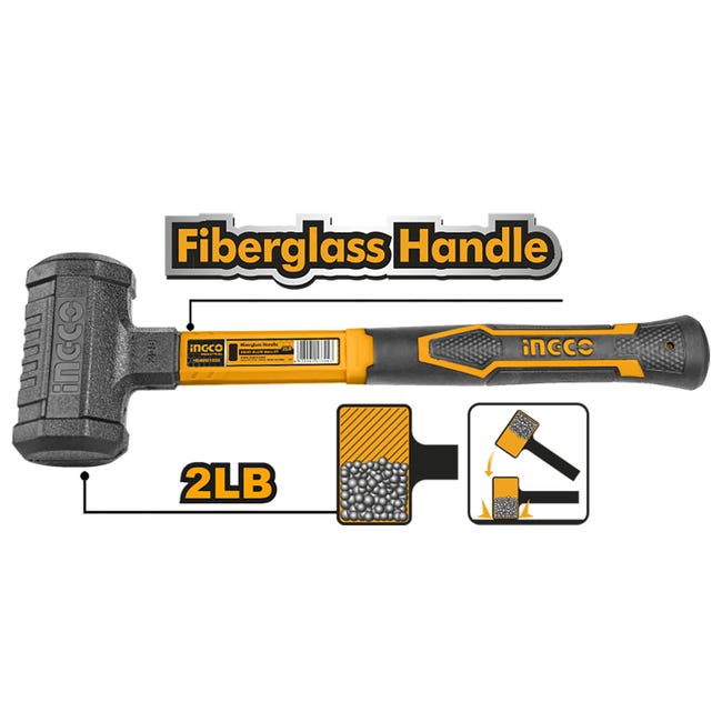 Martello In Gomma Professionale - Con 2 Teste Di Ricambio, 25mm, Manico Antiscivolo Per Lavori Di Precisione - Foto 8