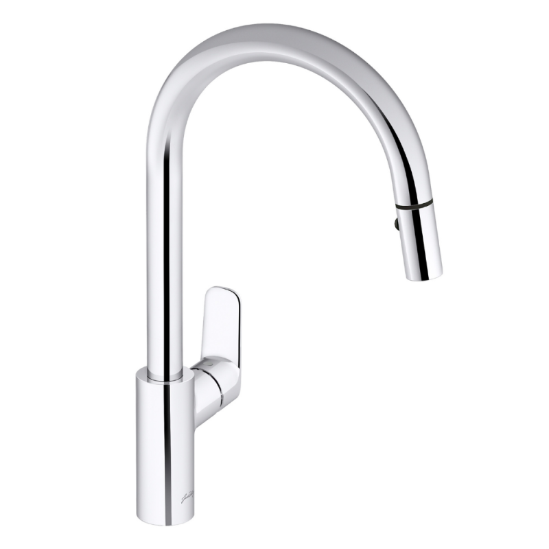 Robinet cuisine avec douchette extractible JACOB DELAFON July+ col de ...