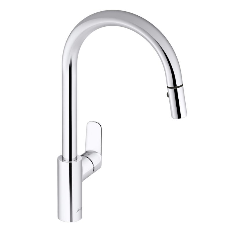 Robinet cuisine avec douchette extractible JACOB DELAFON July+ col de ...