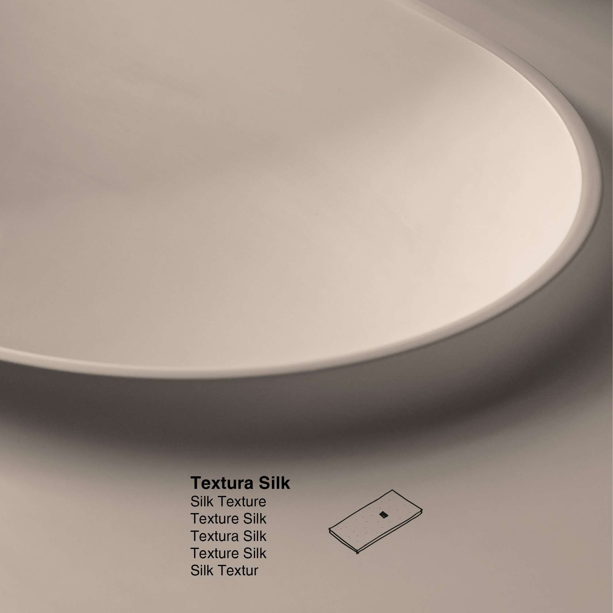 Ensemble meuble de salle bain 120 cm noyer plan vasque blanc perle POALGI 2 tiroirs - série Bül - 5