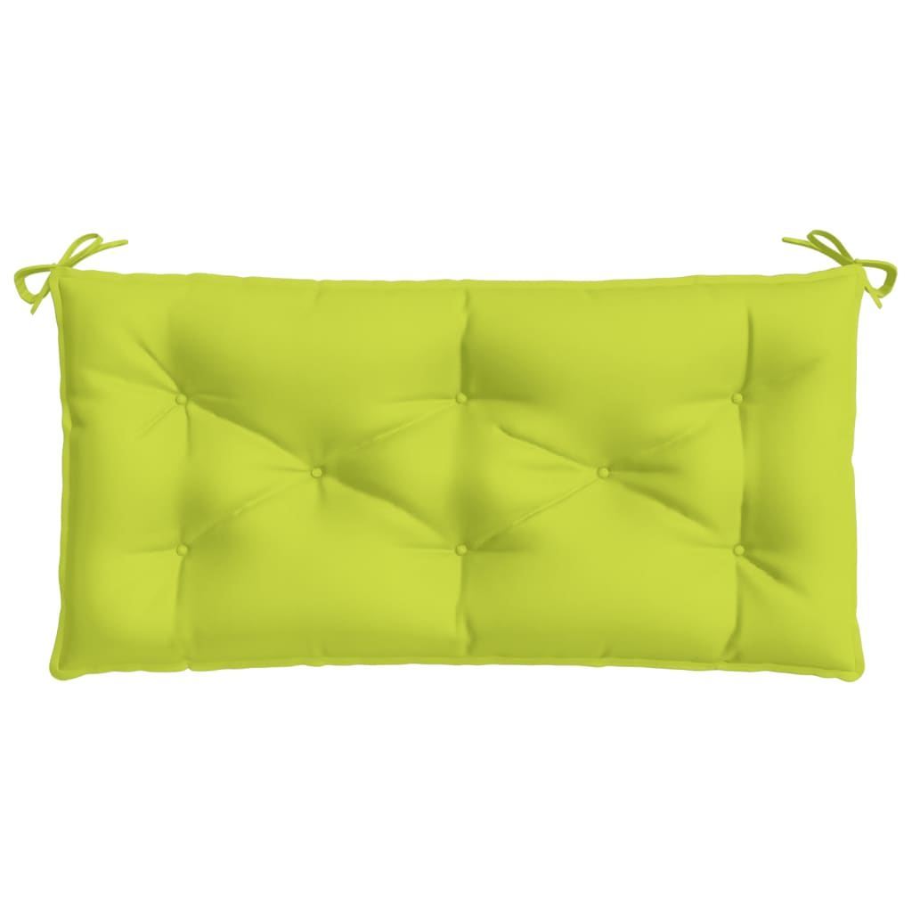 Cojín de banco de jardín tela Oxford verde claro 100x50x7 cm 100 x 50 x 7 cm / Verde - 4