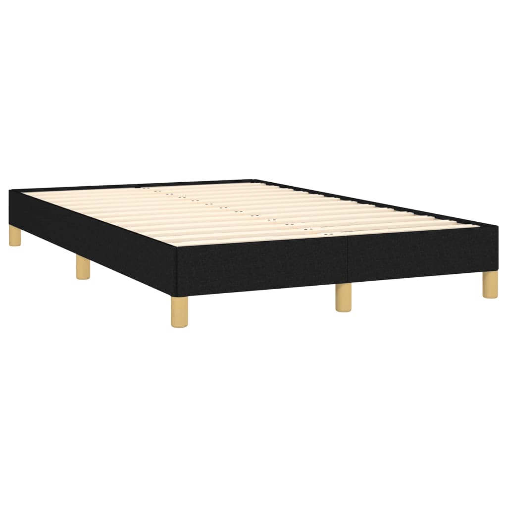 Cadre de lit sans matelas noir 120 x 190 cm en tissu - 3