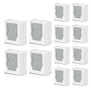 Sacchetti di ricambio per aspirapolvere robotico, sacchetti di ricambio per iRobot Roomba i7 i7+, i8 i8+, i3 i3+, i4 i4+, i6 i6+, s9 s9 s9+ e serie Essential Combo Essential, compatibile con