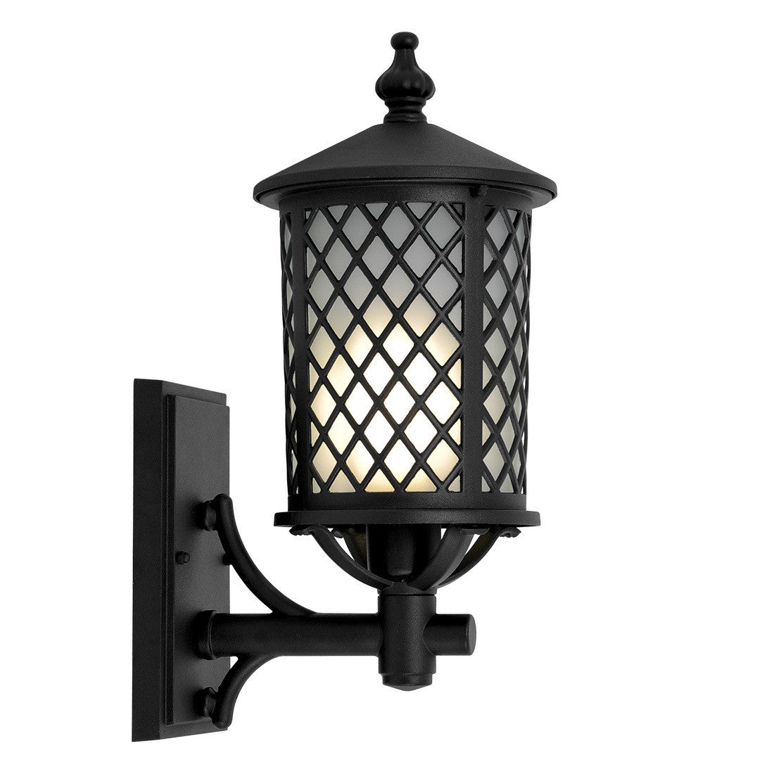 Kinkiet zewnętrzny CHICAGO czarny 1xE27x60W wym: 45x18x24 cm IP44 Kaja