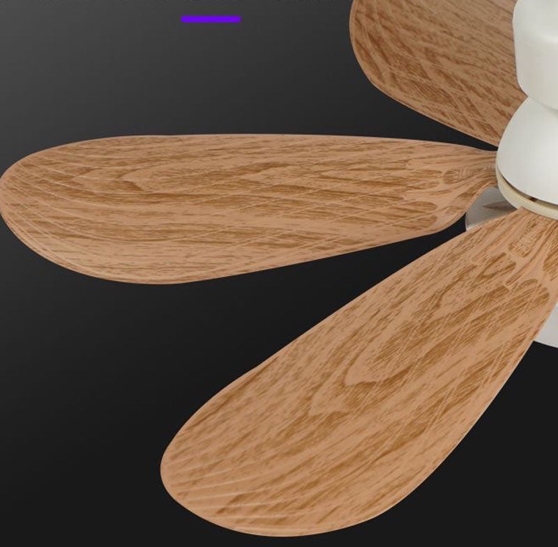 Ventilateur de plafond 2 en 1, télécommande, 3 vitesses, variateur d'intensité, ventilateur suspendu avec éclairage LED - 3