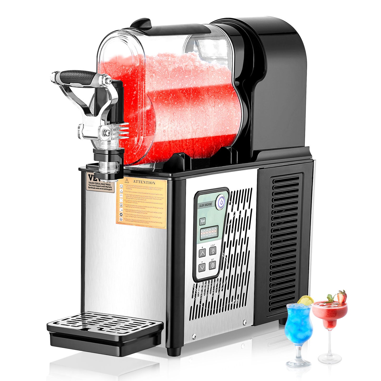 3L Komercyjna maszyna do robienia lodu pośniegowego Margarita Smoothie Drink Maker VEVOR