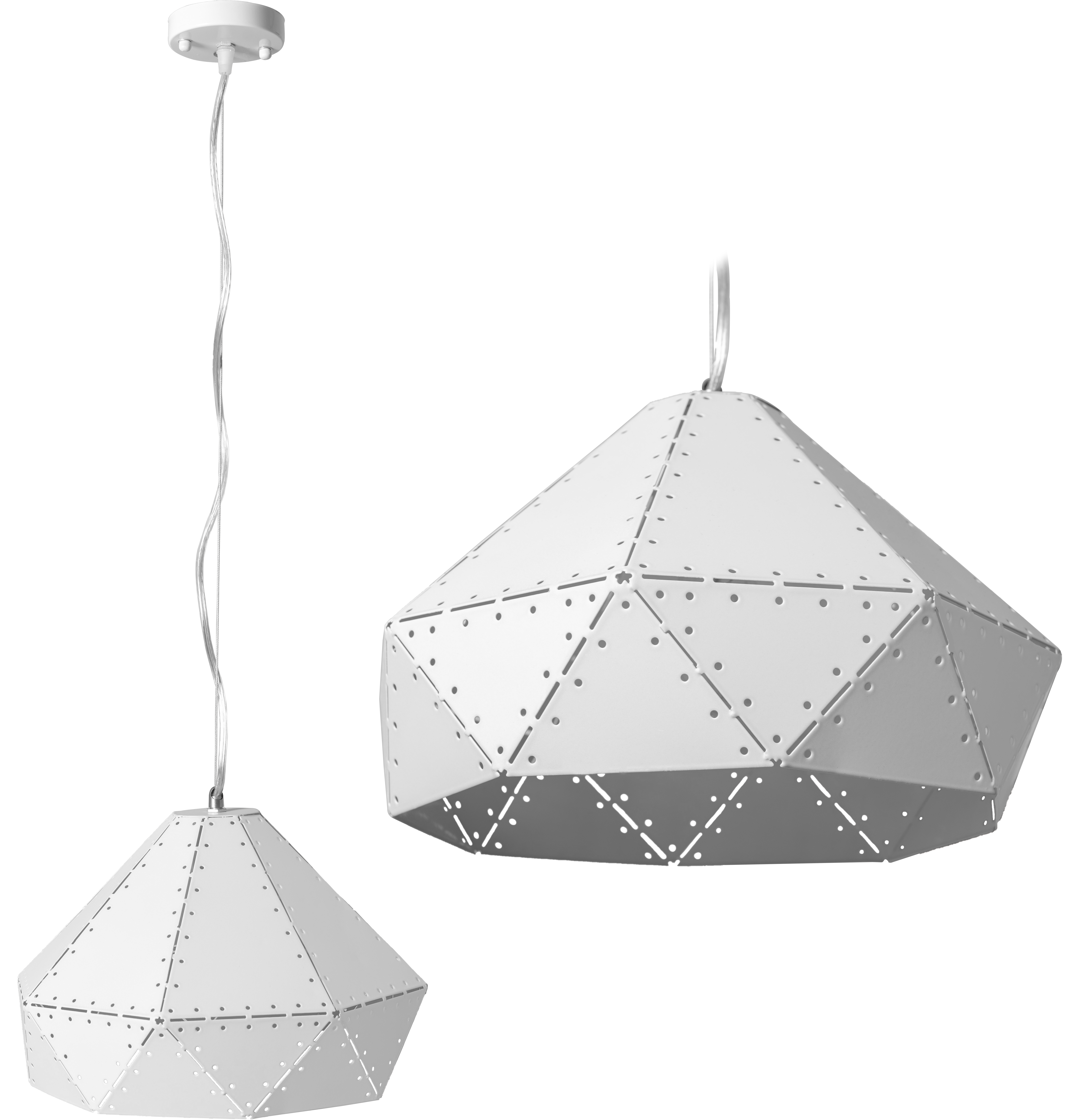 Lampa Sufitowa Wisząca Toolight App237-1Cp Biały