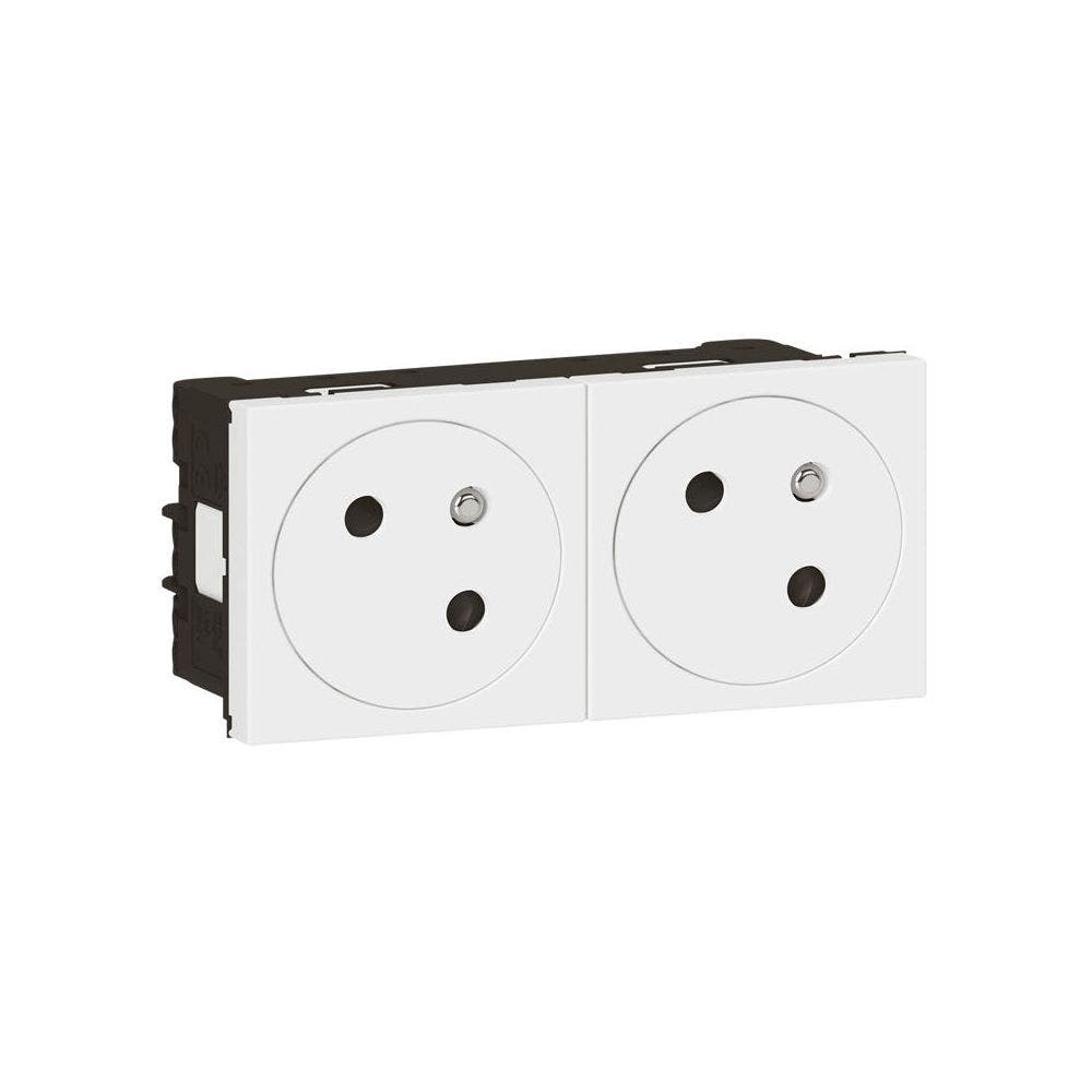 Legrand 077111 - Presa Prog Mosaic - 2P+T destra - 2 mod