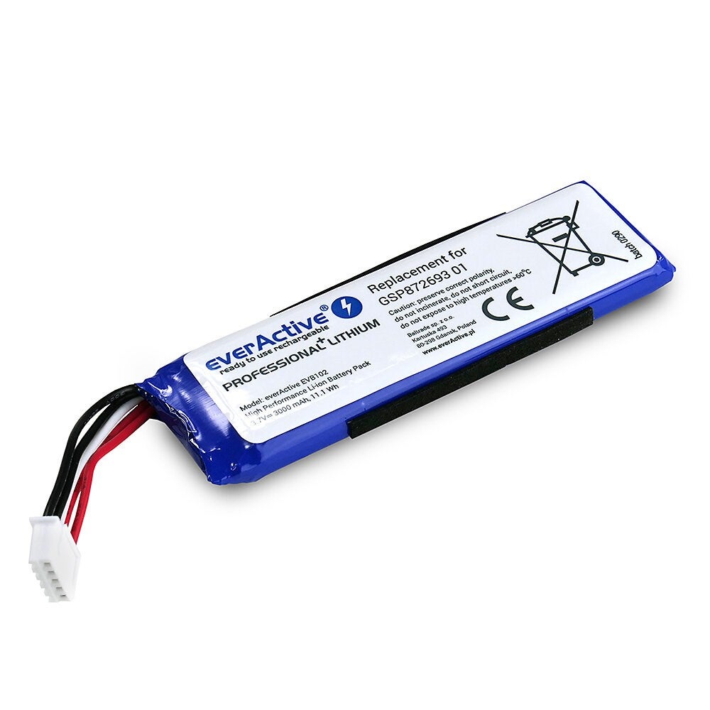Batterie everActive EVB102 pour enceinte Bluetooth JBL Flip 4 Leroy — free download