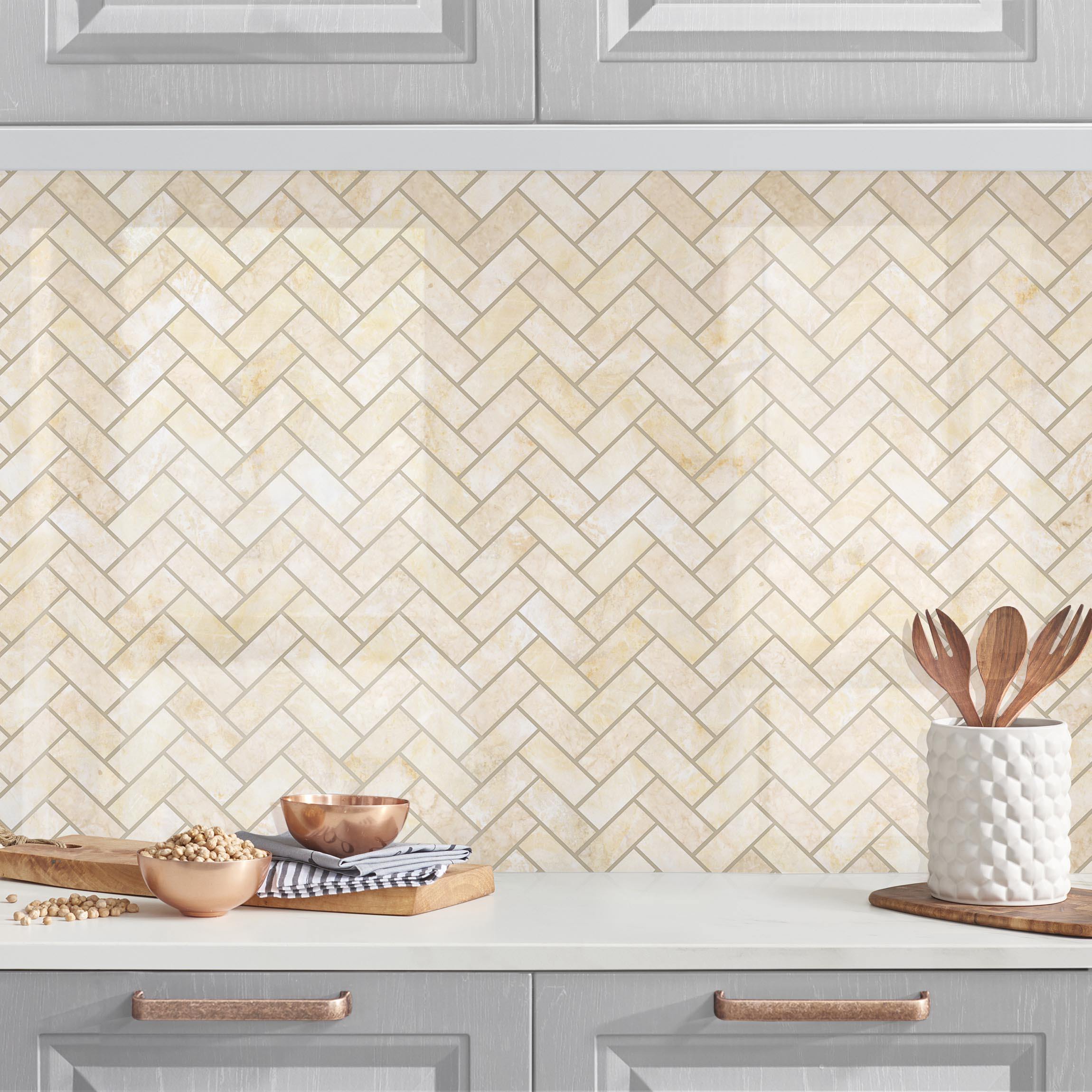 Salpicadero cocina salpicadero cocina adhesivo en pared y azulejos impermeable a prueba de aceite n.2074 amarillo / dorado 200 x 50 cm