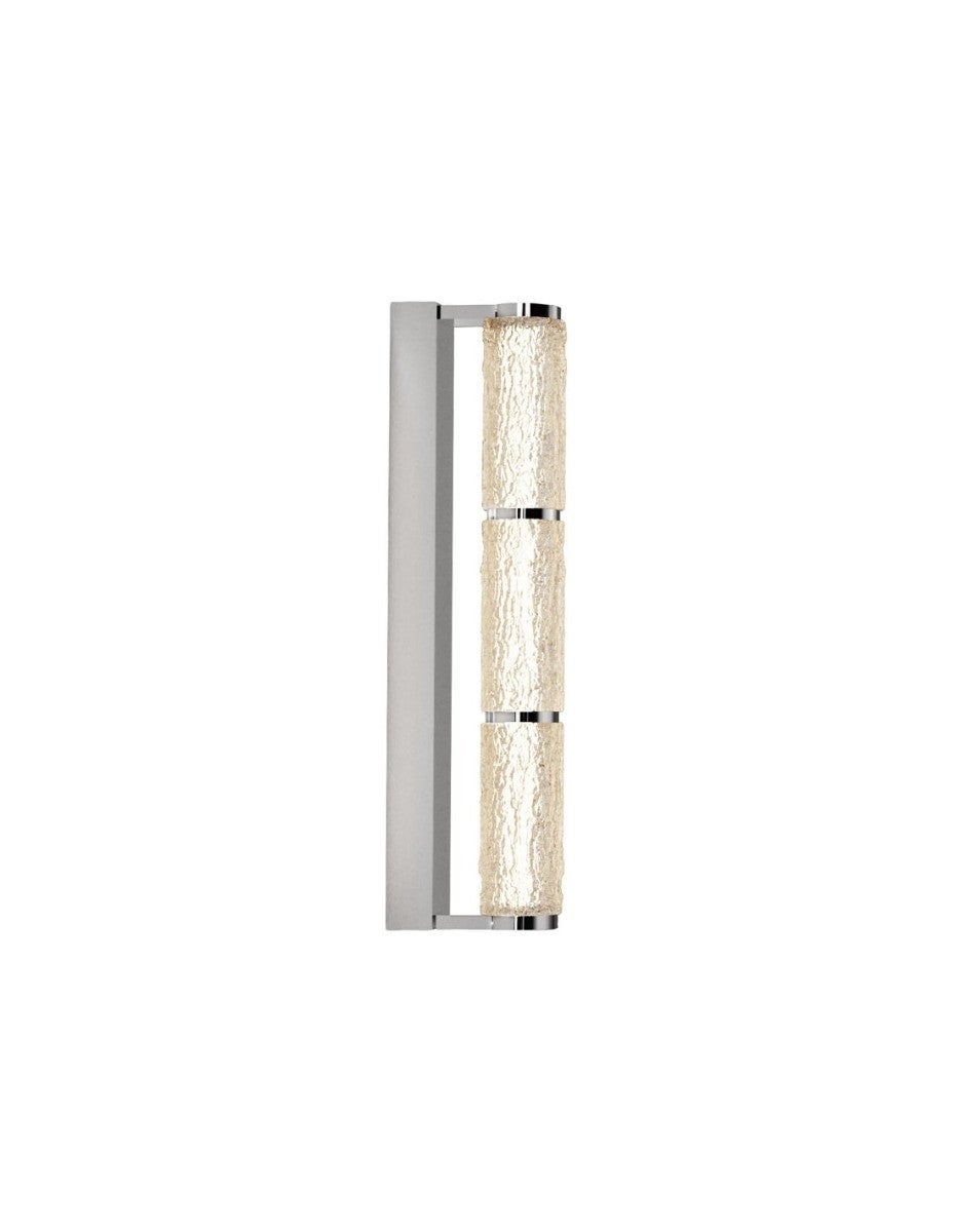Kinkiet ścienny LED LOVE chromowany 17W ciepła 350lm akryl wym:46x6x12,5cm IP20 Maxlight