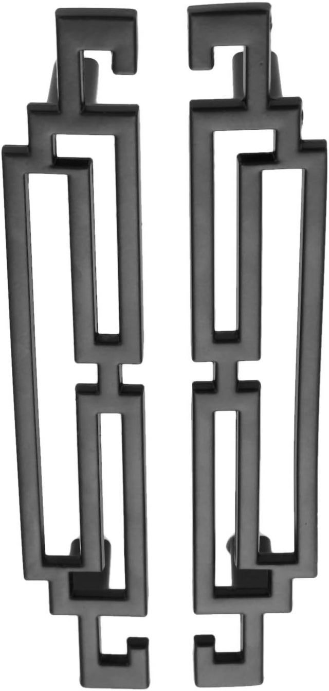 Lot De 4 Poignées De Porte De Style Vintage (noir), Poignée D