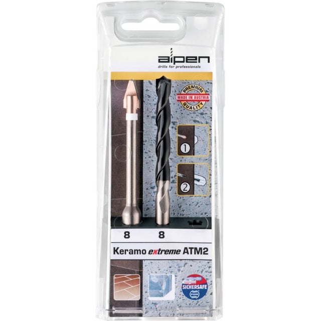 Punte Trapano Per Gres Porcellanato Flintronic - Set 10 Pezzi Da 3-12mm, Per Piastrelle E Marmo - Foto 4