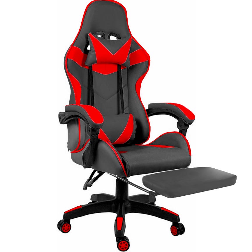 Sedia Gaming Poltrona Ufficio Scrivania Casa PC Stile Racing