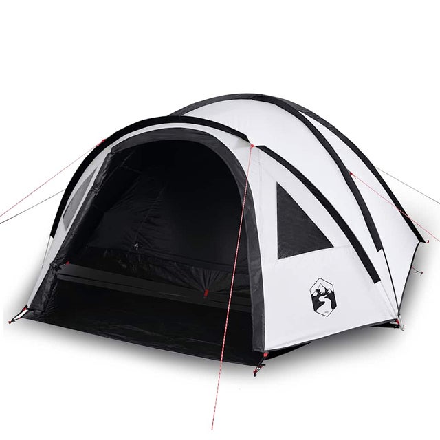 Outsunny Tente De Camping Pour 3-4 Personnes, Avec 1 Chambre Et 1 Salon Etanche Facile A Transporter Avec Sac Inclus~1mp2kv62o1g01