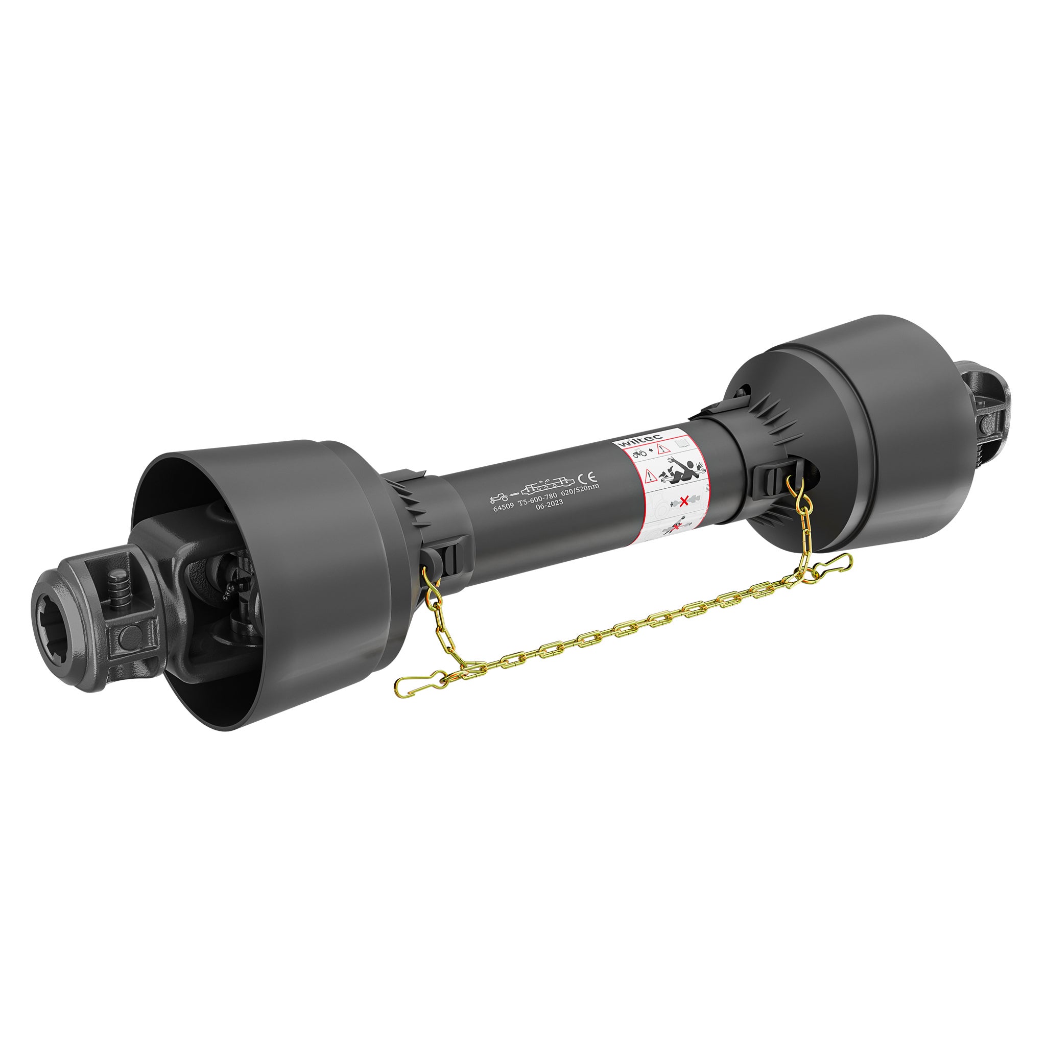 Cardan Volet Roulant Arbre Transmission T4 Cardan 850-1105mm 460Nm  540tr/min 40kW (55CV), 2x Cardan Tracteur Agricole