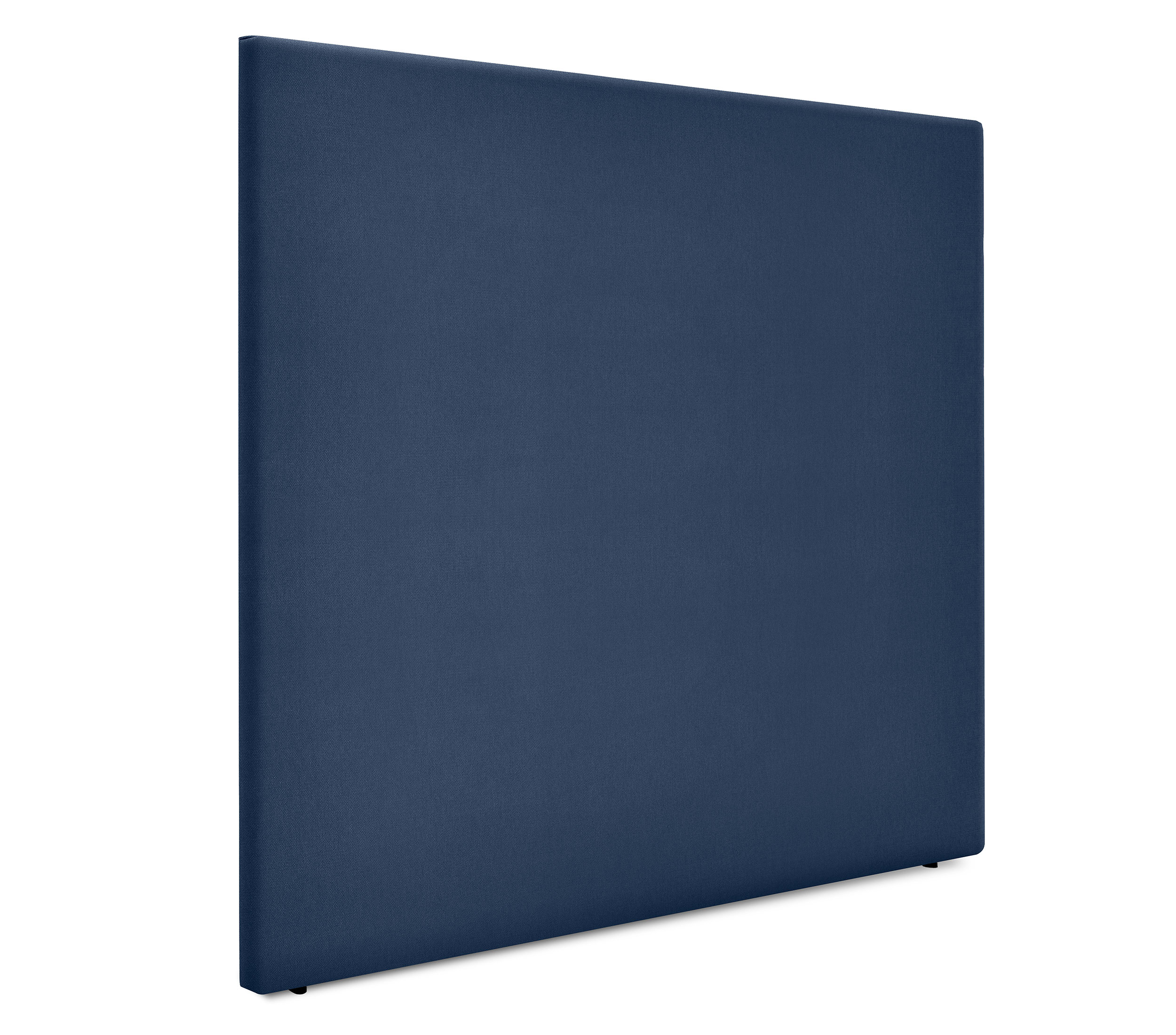 Dhome cabecero de tela aqualine liso hasta el suelo 160x120cm camas 150/160 - azul
