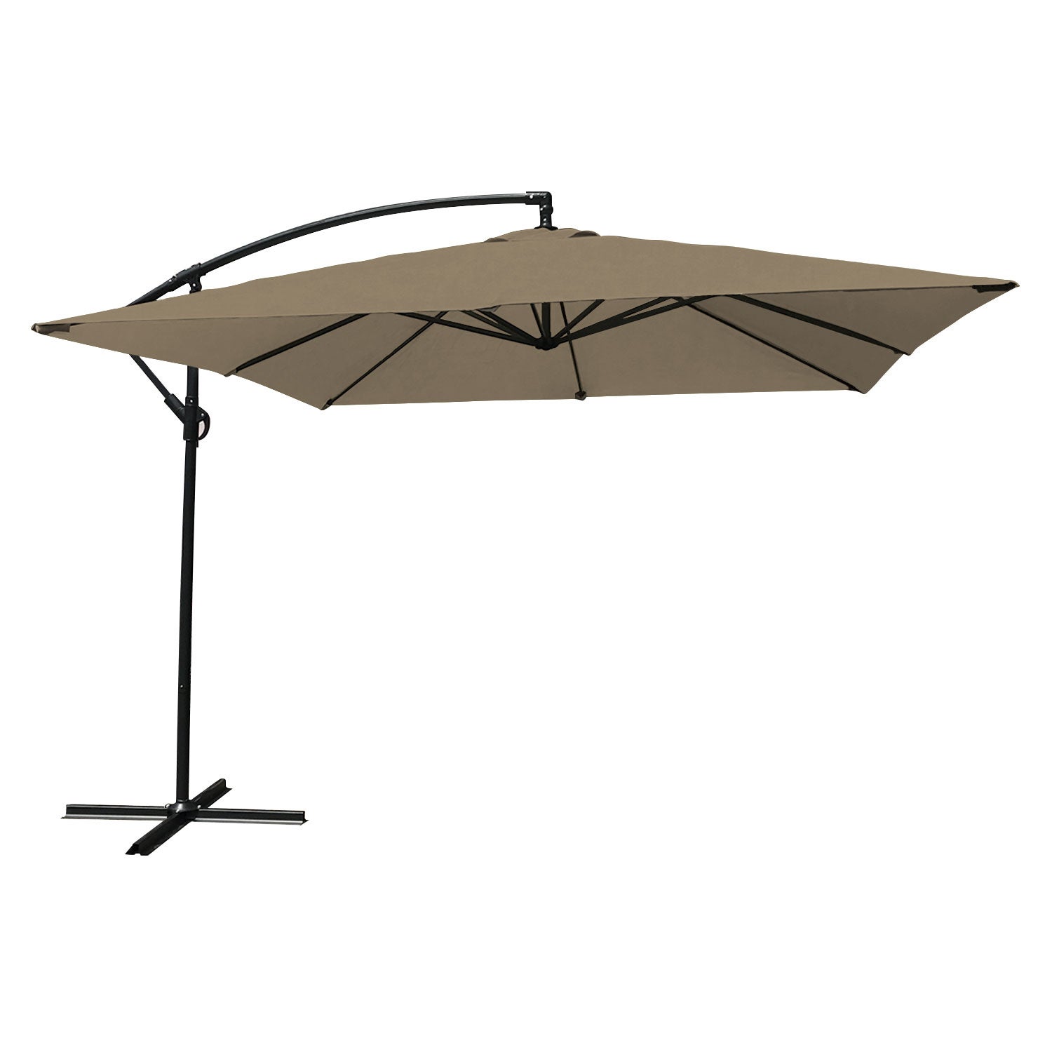 Offset MOLOKAI parasol kwadratowy 2,7x2,7m taupe