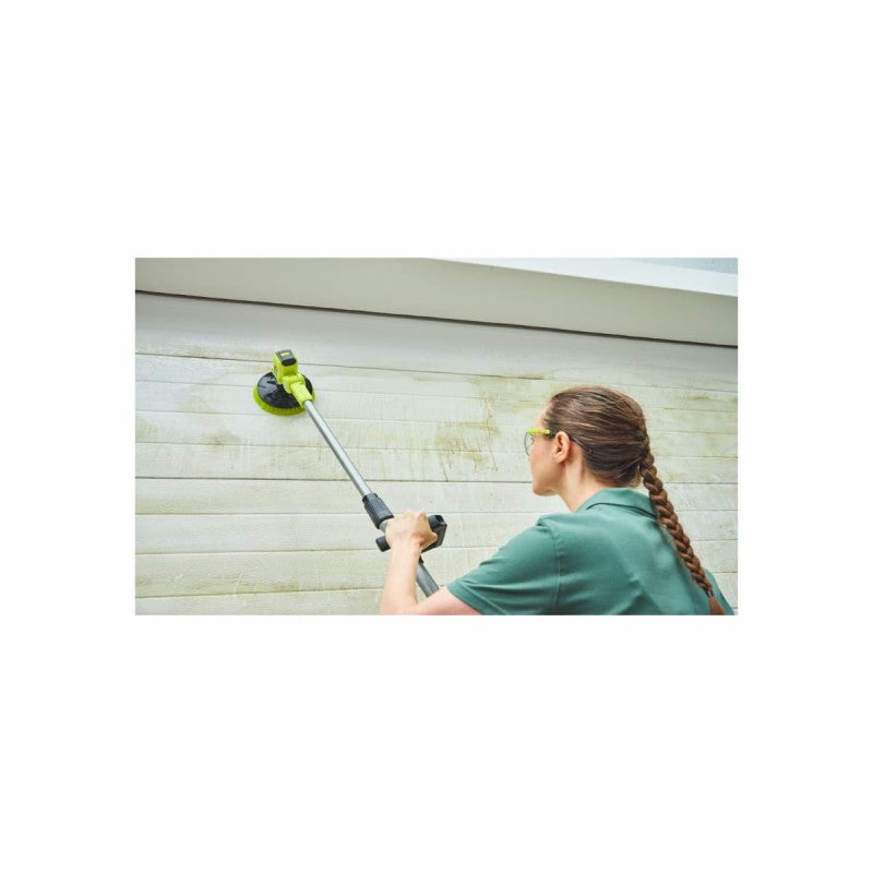 Brosse motorisée télescopique RYOBI 18V One+ - 1 batterie 2.0Ah - 1 chargeur R18TPS-120G - 2