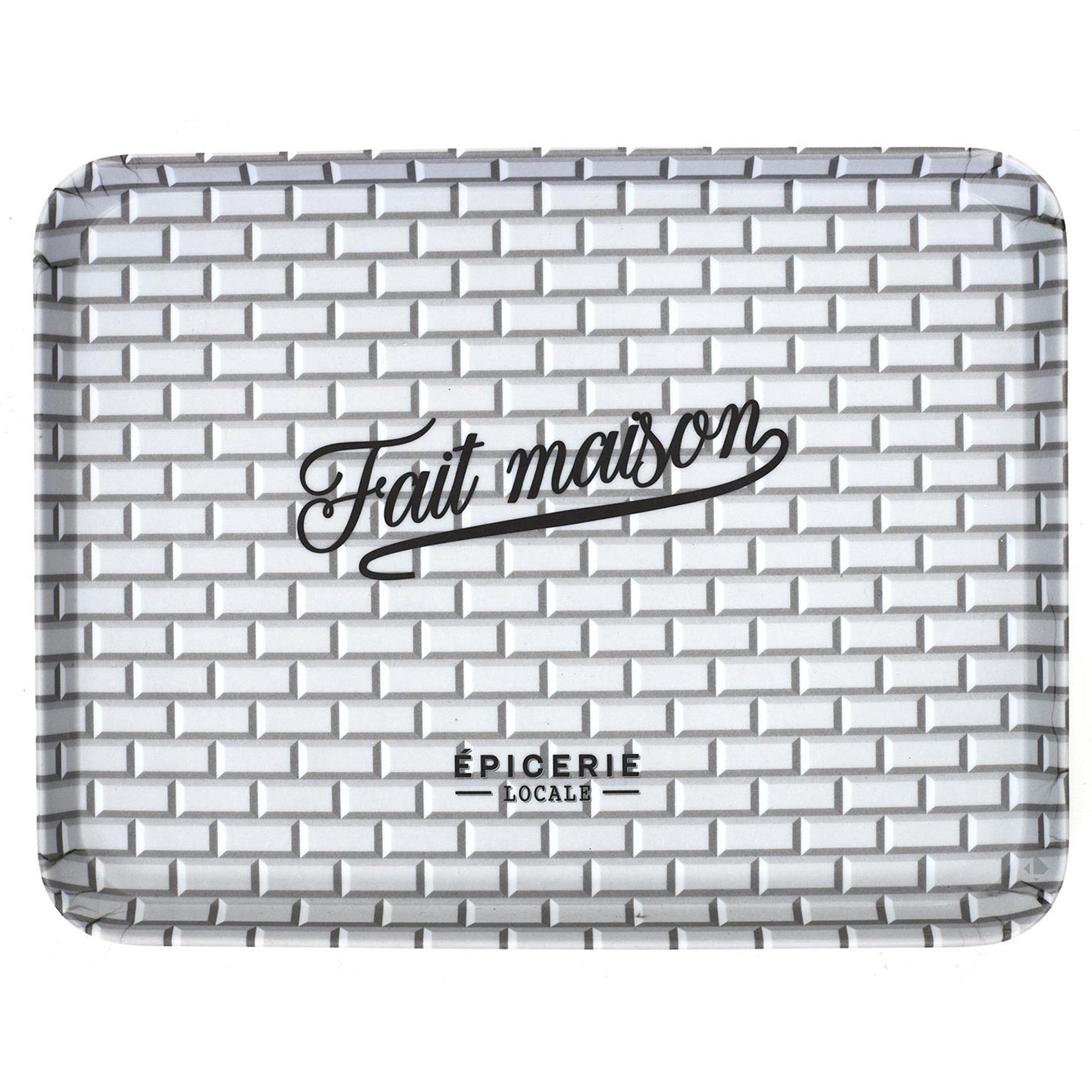 Lot De 2 Plateaux De Service En Plastique Imitation Bois - Pour Fruits, Apéro, Café, Décoration Table (30.5 X 22 Cm) - 4