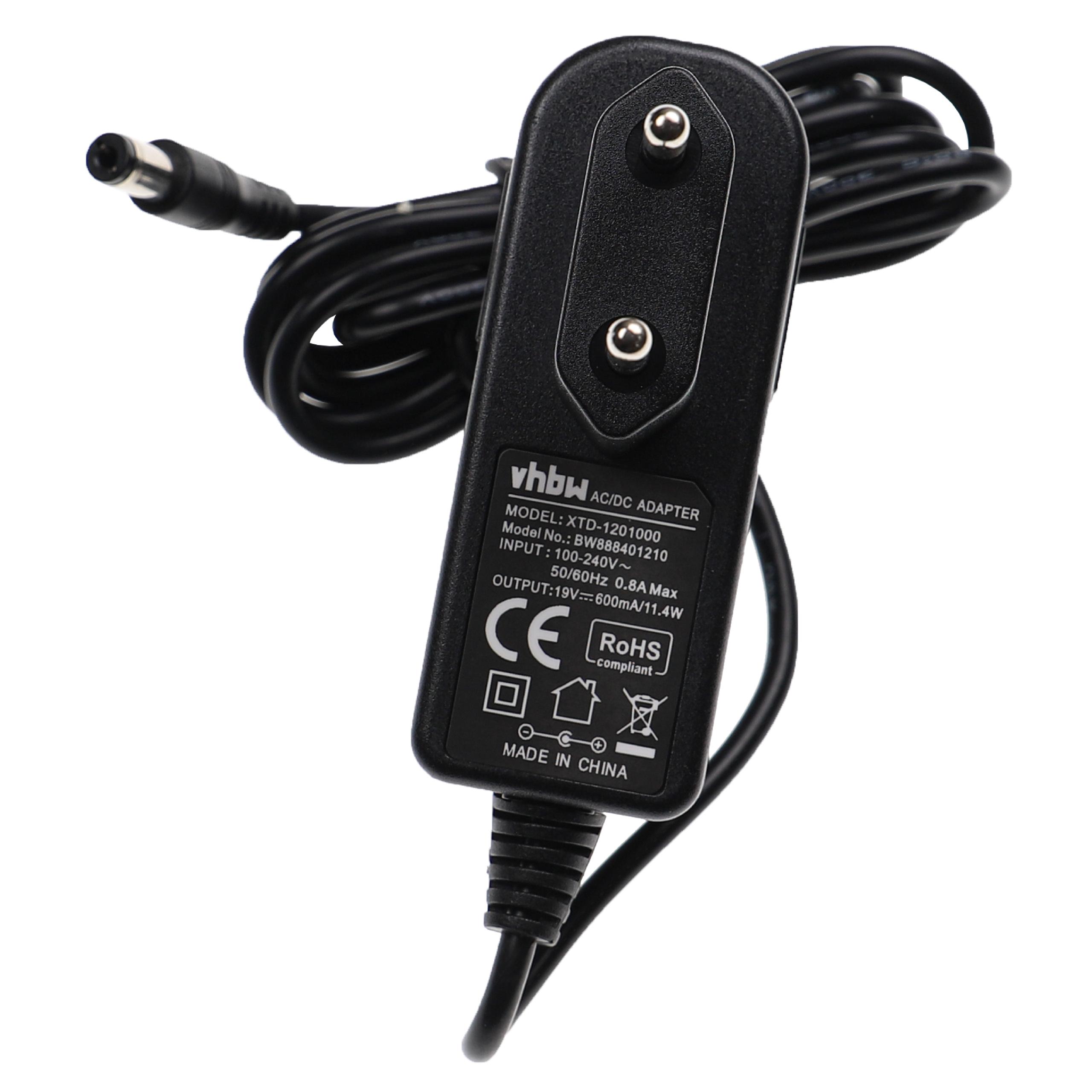 vhbw alimentatore compatibile con Line 6 POD Go, HD 300, HD 400, HD 500X, HD Bean, HD Serie pedale overdrive dispositivo per effetti musicali - 110 cm