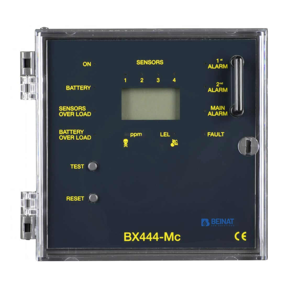 BX444-Mc 4-strefowy panel kontrolny do wykrywania wycieków gazu do zastosowań przemysłowych - Beinat