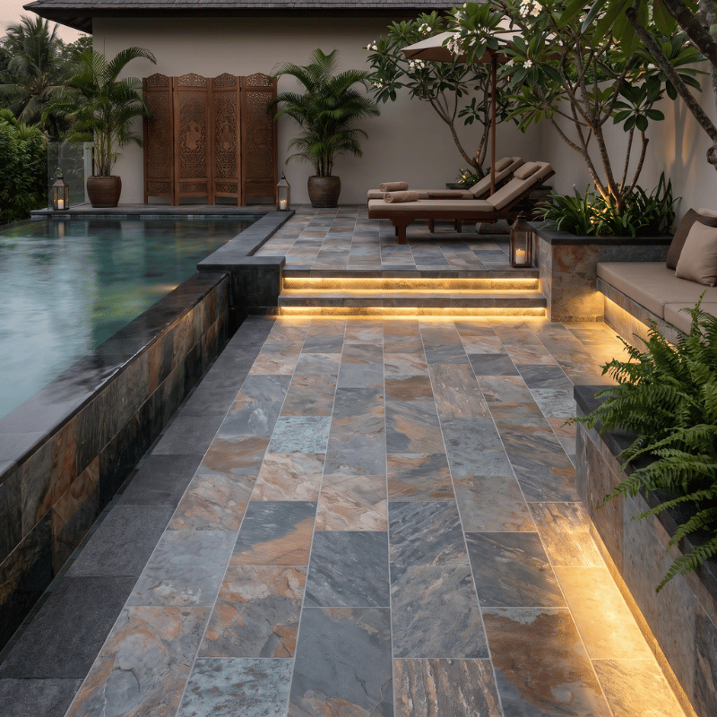 Carrelage Bali Stone 30x60 Cm Antiderapant R11 - 5
