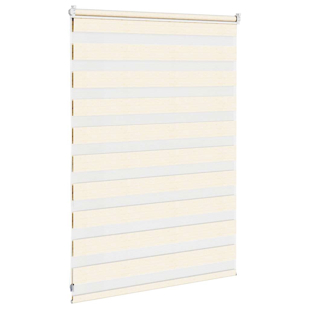 Estor cebra de tejido de poliéster beige mármol, 90,9 cm - 4