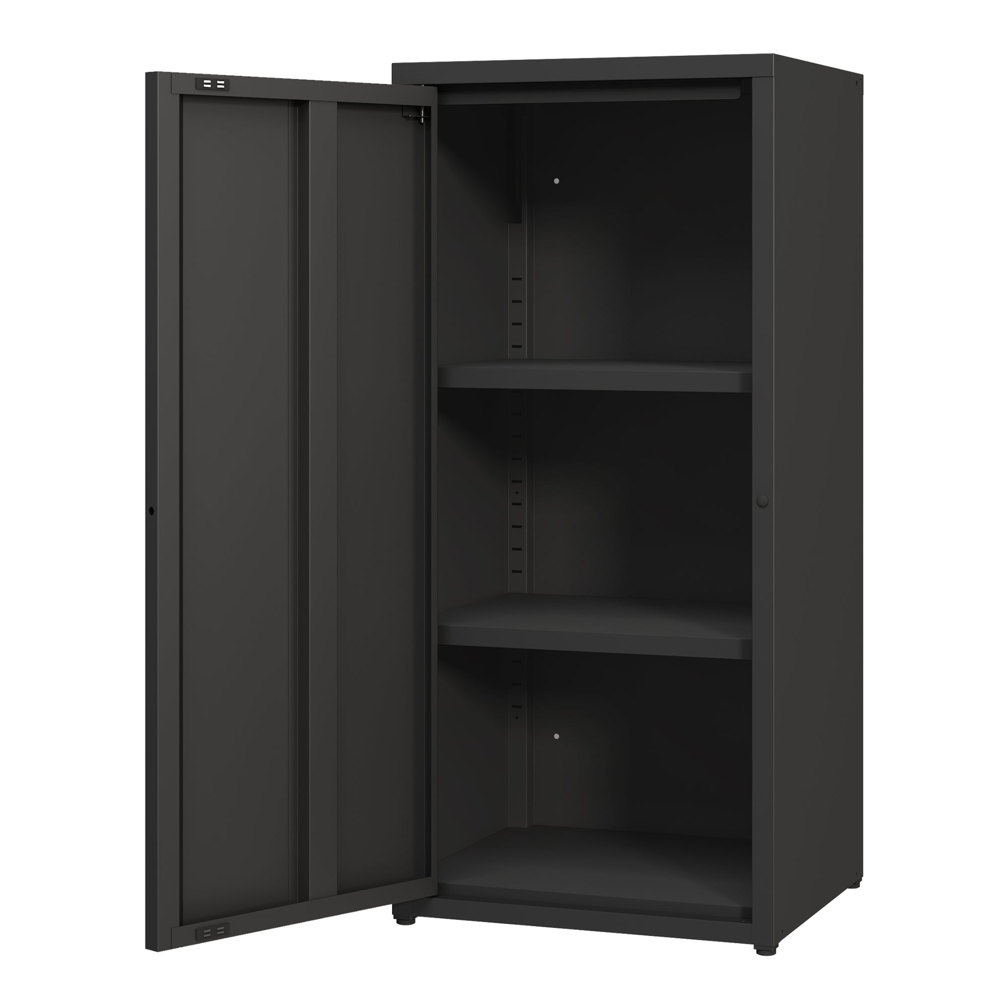 Armoire métallique Burlöv acier 88 x 40 x 35 cm noir [en.casa] - 5