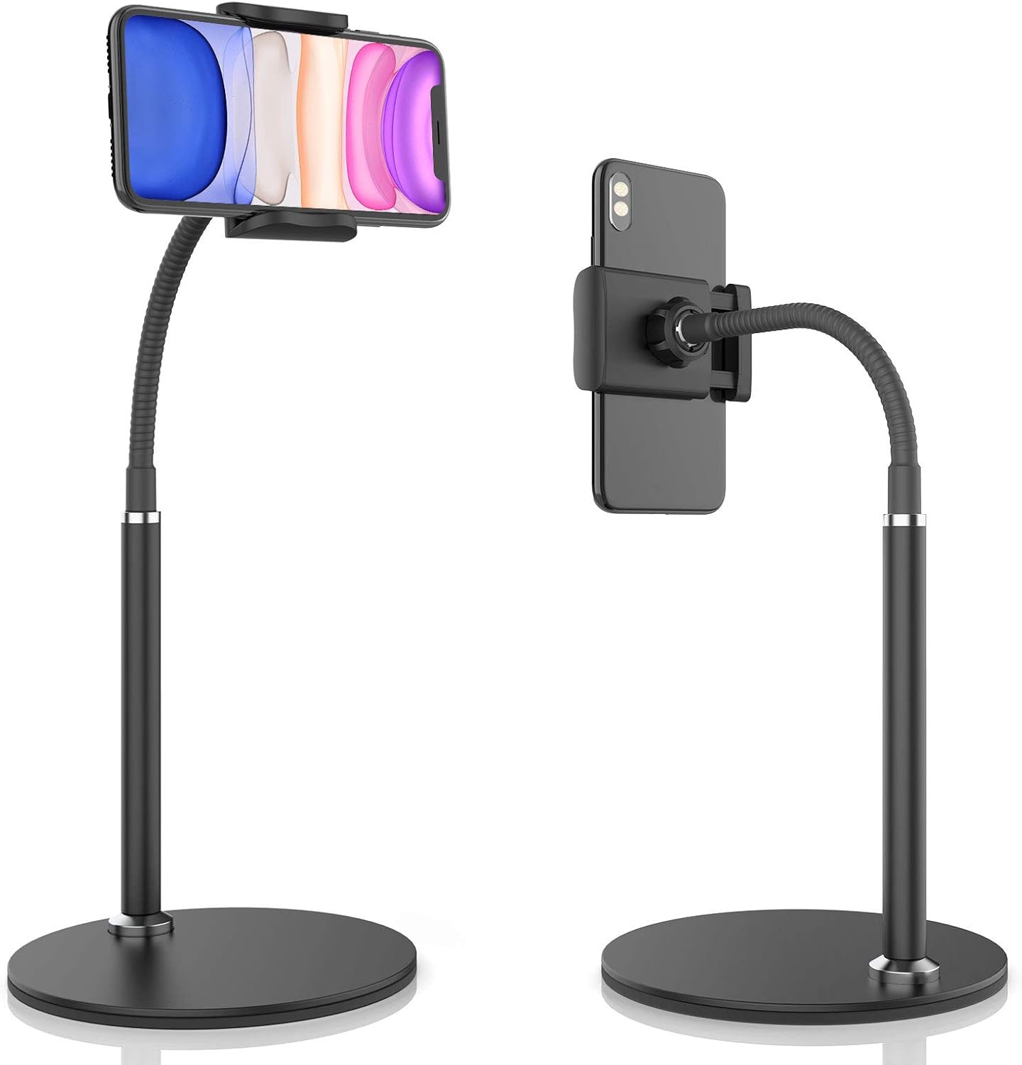 Flexd-Smart Supporto Universale Per Smartphone A Collo Di Cigno – Treppiede Flessibile Da Tavolo Con Imbottitura – Compatibile Con IPhone, Samsung, Huawei – Garanzia 3 Anni