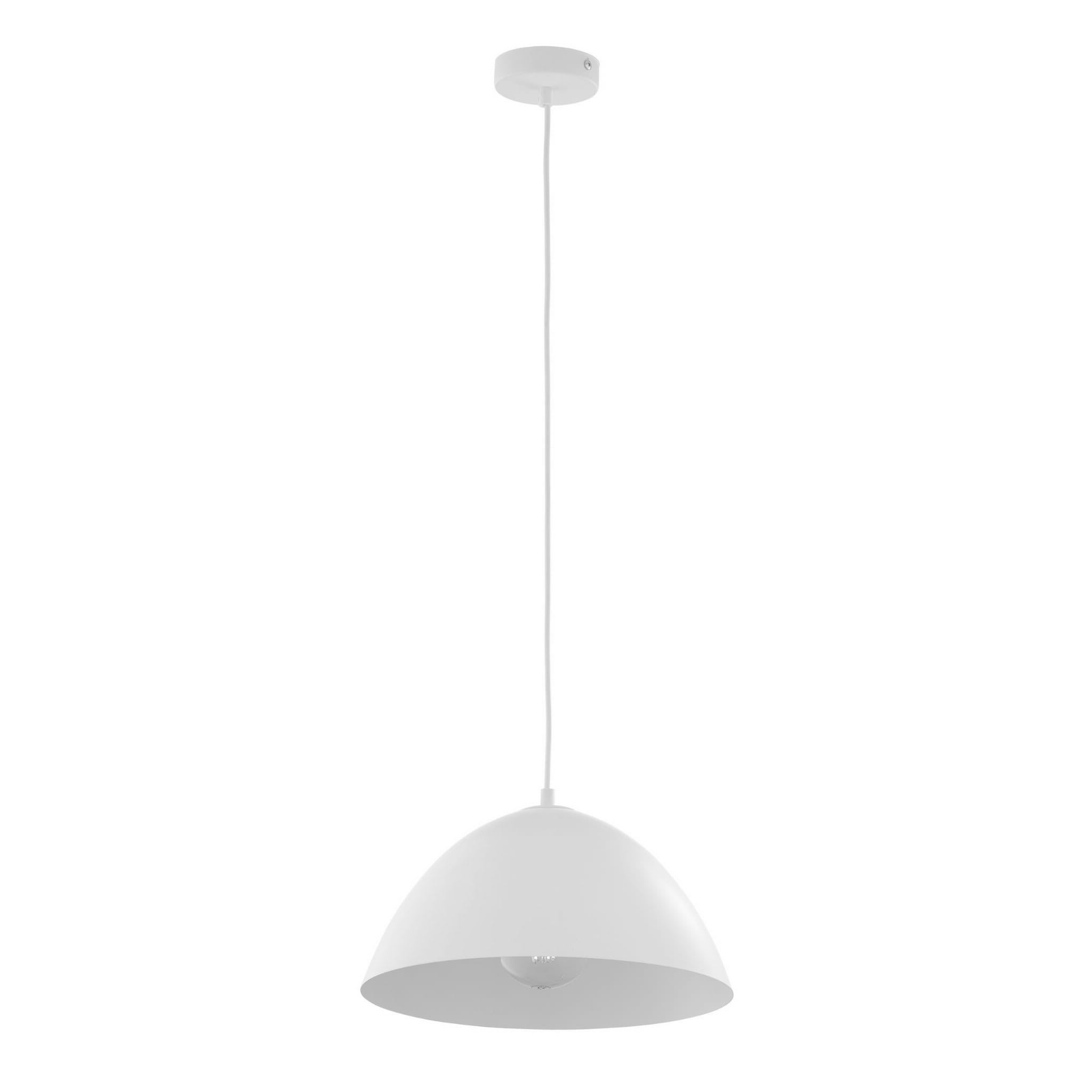 Lampa wisząca Faro biała 1xE27x15W wym: 166 x 33,5 x 33,5 cm metal TK Lighting