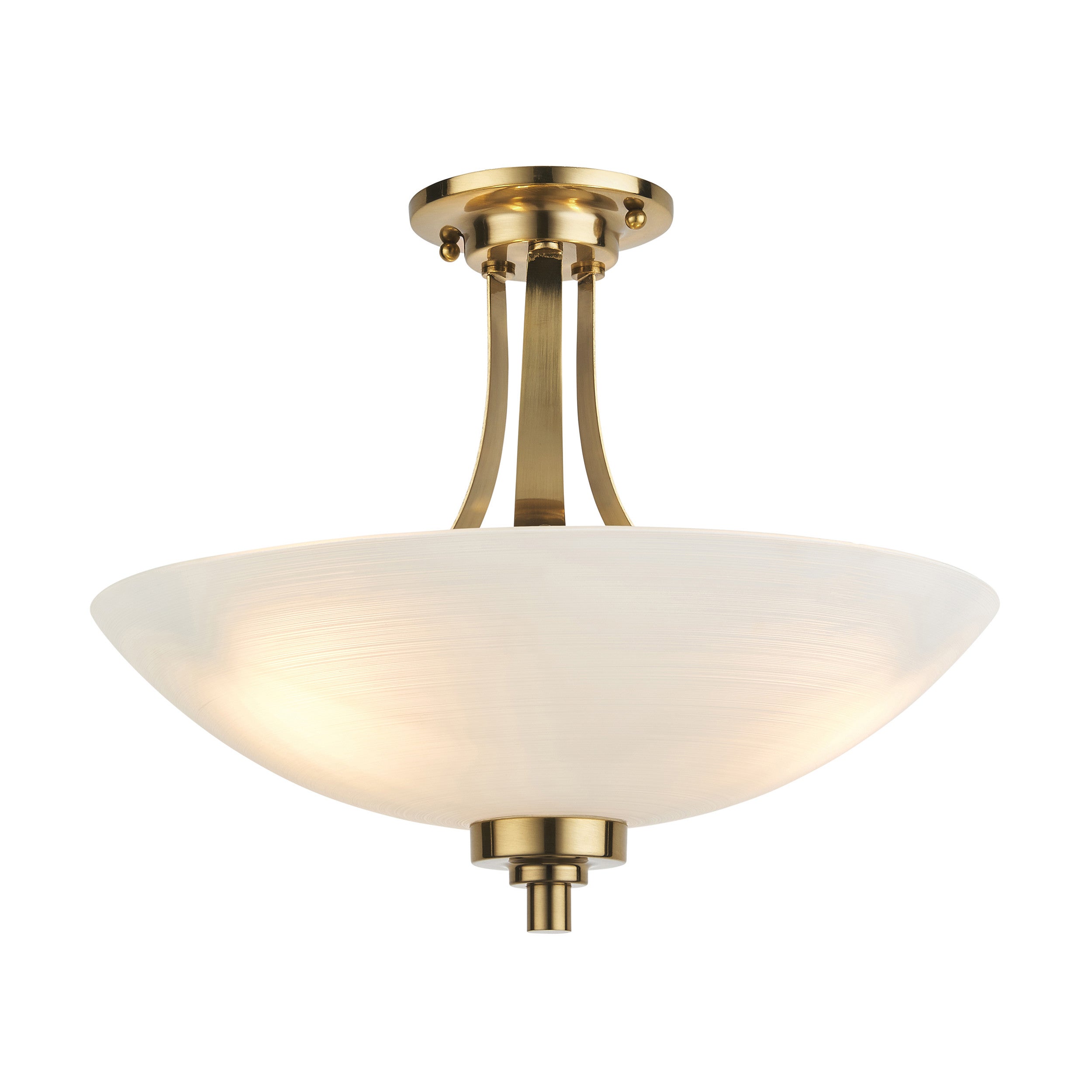 Lampa wisząca WELLES antyczna mosiężna 3xE27x20W szkło wym:35x41x41cm IP20 Endon