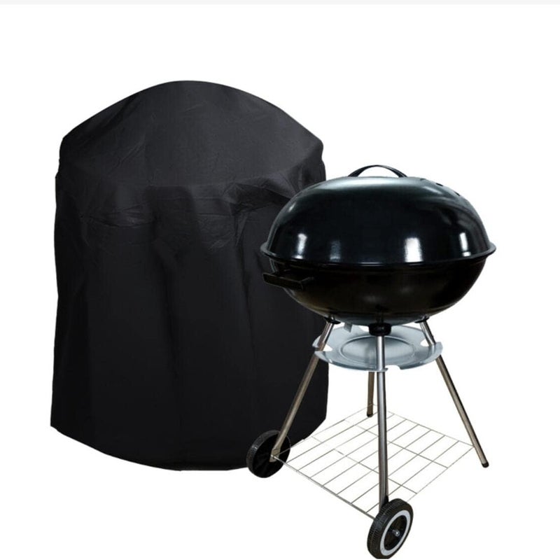 Wodoodporny, wiatroszczelny, odporny na promieniowanie UV i rozdarcia pokrowiec Oxford na grilla, okrągły, 27,5 x 27,5 cm