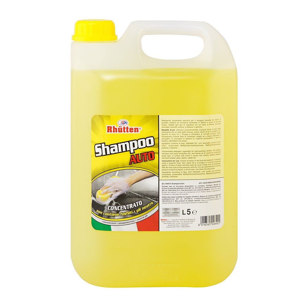 Shampoo Per Auto Autosol 5 Litri - Detergente Delicato Per Carrozzeria, Con Ingredienti Naturali - Foto 6