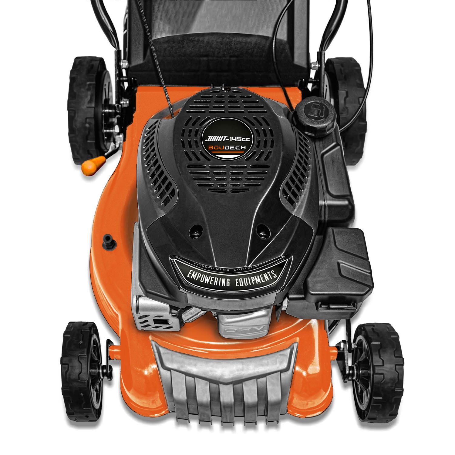 Tondeuse À Gazon Autopropulsée 145cc 3kw Ohv Moteur 4 Temps Mulching Mulching Largeur De Coupe 400mm. - 3