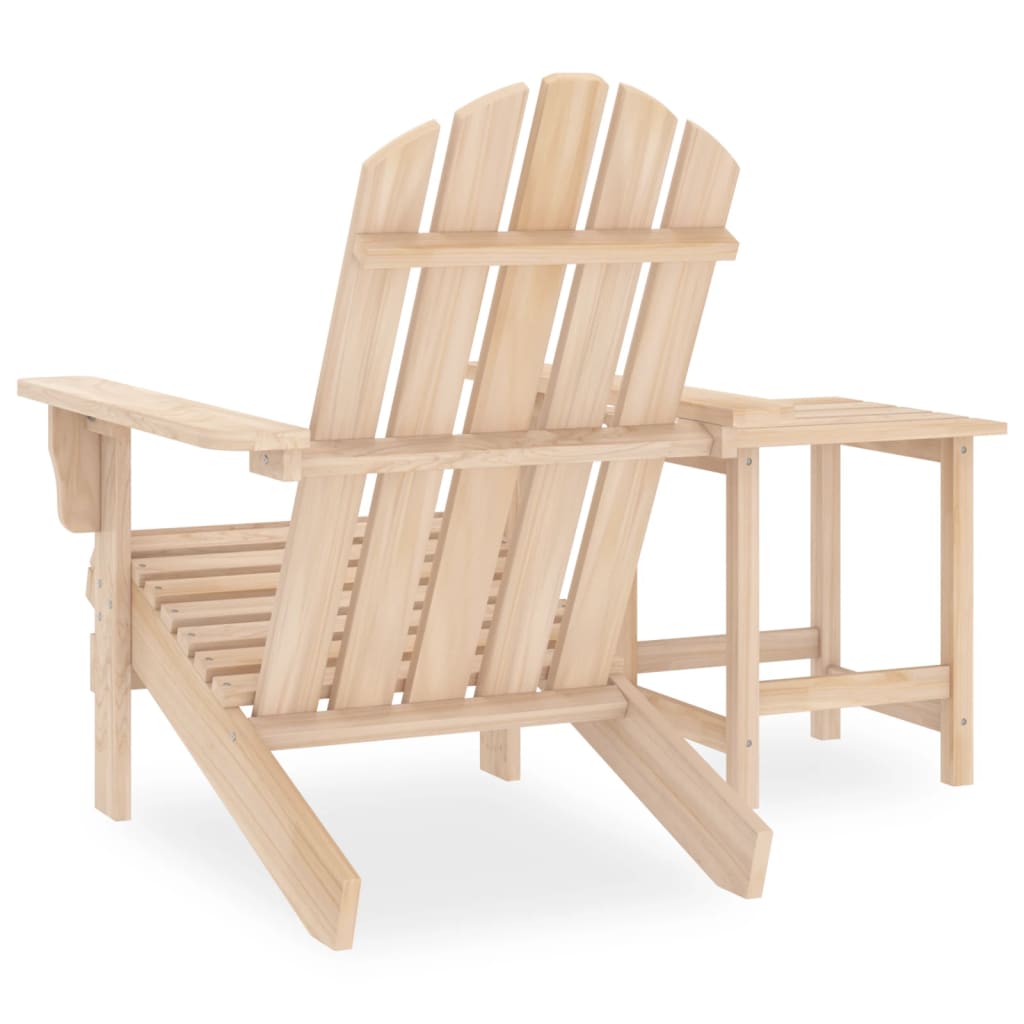 Sedia da giardino Adirondack con tavolo in legno massello di abete 02_0013331 - 4