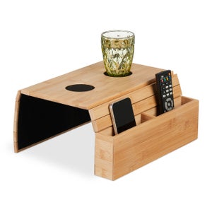 Support Écran En Verre Réglable - Plateau Pour Moniteur PC Ou TV, Hauteur 9-11cm, Dimensions 70x24cm