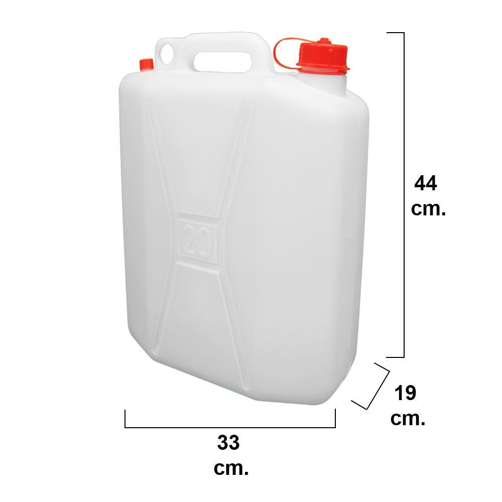 Bidon Garrafa Plastico Alimentario 20 Litros - 3