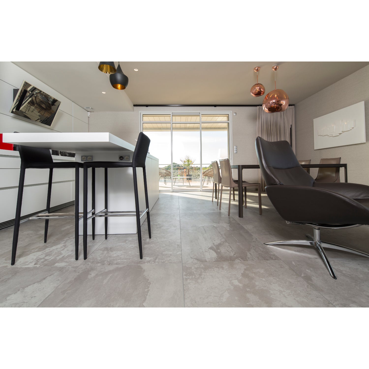 Mortier pour la réalisation de joint de carrelage 5Kg hydrofugé, Beige Pierre, Weber joint intégral, idéal pour sol et carreaux rectifiés - 2