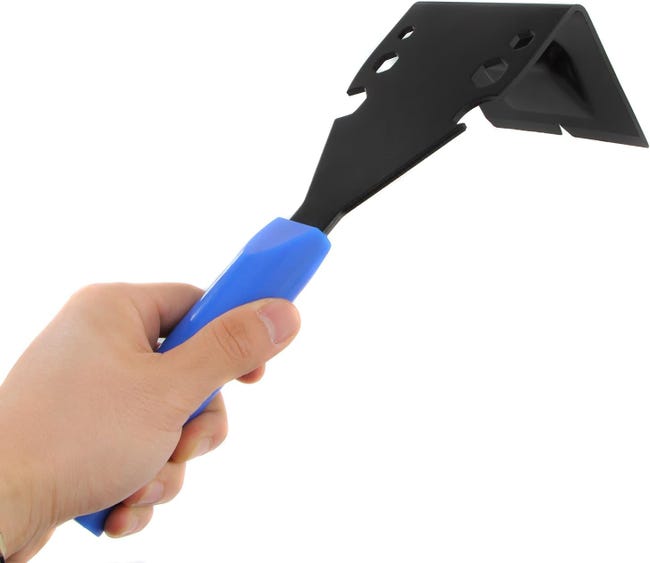 Extracteur de garnitures, outil multifonction robuste pour enlever les planchers en bois, les plinthes, les boîtiers de porte, le carrelage, les clous - 2