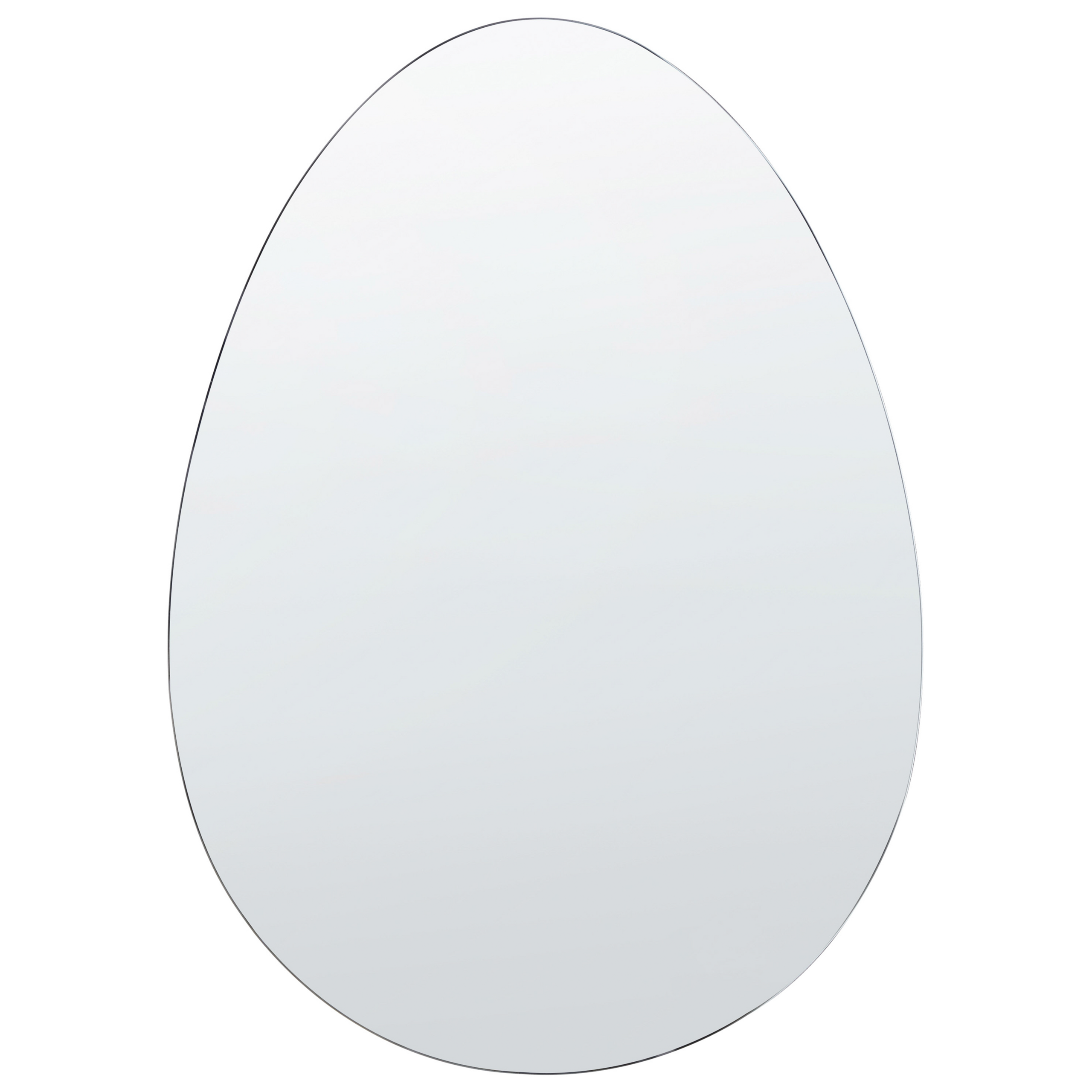 Oglindă de perete MONTRESOR 50 cm 70 cm Argintiu